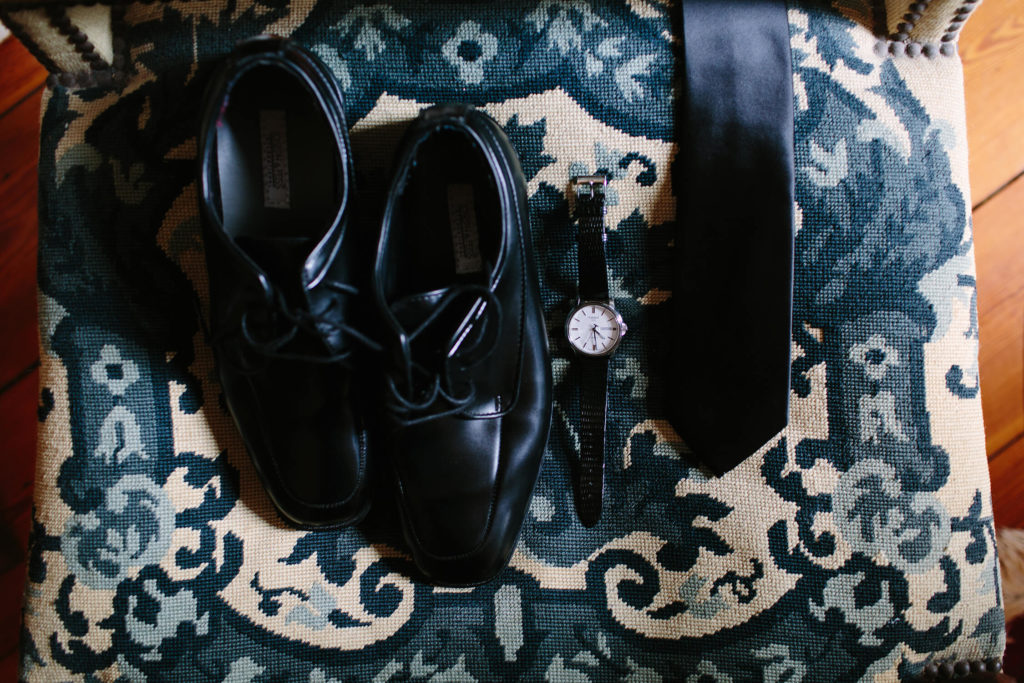 Grooms details at The Lace House
